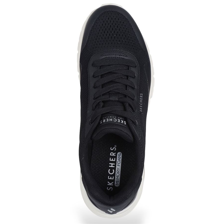 Uno Flex Spring On Air scarpe da uomo Skechers | 183310BLK